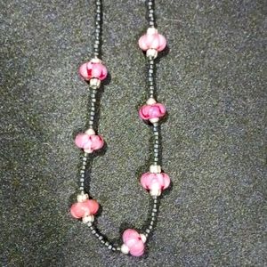 Glass beaded necklace